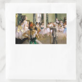 Sticker Rectangulaire Edgar Degas La Classe Danse (Sac)