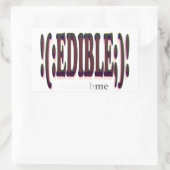 STICKER RECTANGULAIRE ÉDIBLE (Sac)