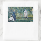 Sticker Rectangulaire Edouard Manet - Un jeu de Croquet (Sac)