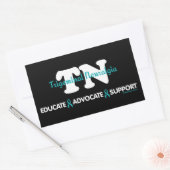STICKER RECTANGULAIRE ÉDUQUEZ LE SUPPORT DÉFENSEUR...TN (Enveloppe)