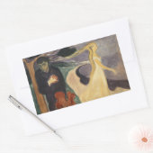 Sticker Rectangulaire Edvard Munch - Séparation (Enveloppe)