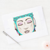 Sticker Rectangulaire EEG périphérique Mineur lecture balayage signaux d (Enveloppe)