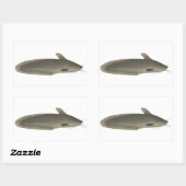 Sticker Rectangulaire Eeltail (Feuille)