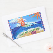 Sticker Rectangulaire Effacer l'indicateur de cancer (Enveloppe)