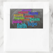 Sticker Rectangulaire Égalité (Sac)