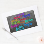 Sticker Rectangulaire Égalité (Enveloppe)