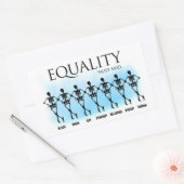 Sticker Rectangulaire Égalité (Enveloppe)