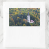 Sticker Rectangulaire Eglise dans une forêt tropicale en Slovénie (Sac)