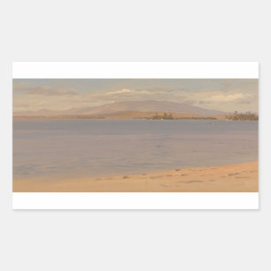 Sticker Rectangulaire Église Frederic Edwin - Mont Katahdin du lac
