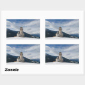 Sticker Rectangulaire Eglise St. Jakob dans Villnöss rectangle autocolla (Feuille)