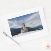 Sticker Rectangulaire Eglise St. Jakob dans Villnöss rectangle autocolla (Enveloppe)