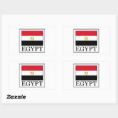 Sticker Rectangulaire Égypte (Feuille)