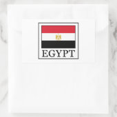 Sticker Rectangulaire Égypte (Sac)