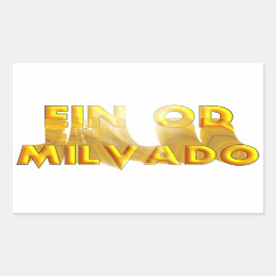 Sticker Rectangulaire Ein Od Milvado