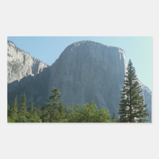 Sticker Rectangulaire El Capitan du parc national Yosemite (Devant)