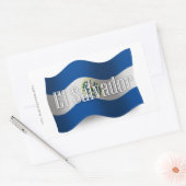 Sticker Rectangulaire El Salvador (Enveloppe)