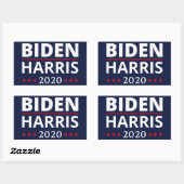 Sticker Rectangulaire Election 2020 - Biden Harris II (Feuille)