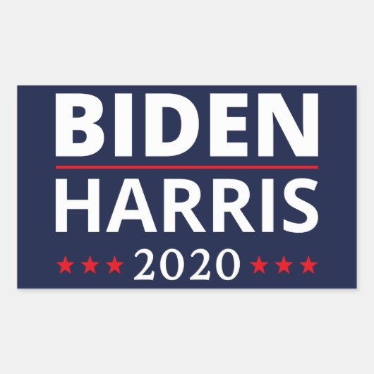 Sticker Rectangulaire Election 2020 - Biden Harris II (Devant)