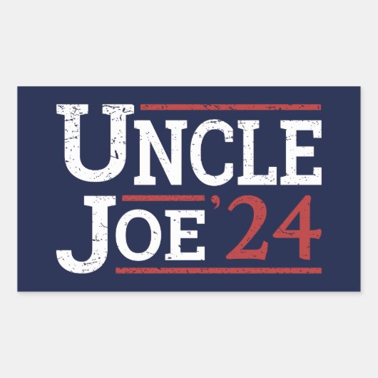 Sticker Rectangulaire Élection 2024 - Oncle Joe I (Devant)