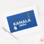 Sticker Rectangulaire Élection de Coconut Harris 2024 (Enveloppe)