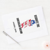 Sticker Rectangulaire Élection présidentielle américaine 2024 (Enveloppe)