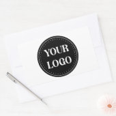 Sticker Rectangulaire élégant, moderne, raffiné et éditable. (Enveloppe)
