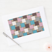 Sticker Rectangulaire Élégant nectar rose (Enveloppe)