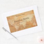Sticker Rectangulaire Élégant professionnel Nostalgique vieux papier loo (Enveloppe)