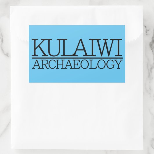 Sticker Rectangulaire Élément de logo (Sac)