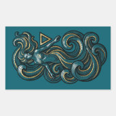 Sticker Rectangulaire Elemento Agua (Devant)