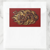 Sticker Rectangulaire Elemento Fuego (Sac)