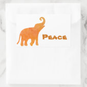 Sticker Rectangulaire Eléphant Divin (Sac)