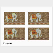 Sticker Rectangulaire Elephant Walk Monogram Cheetah ID390 (Feuille)