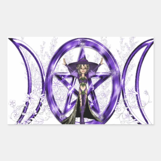 Sticker Rectangulaire Elf Triple Moon (Devant)