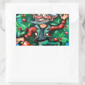 Sticker Rectangulaire Elf Wreath (Sac)
