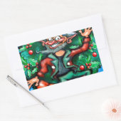 Sticker Rectangulaire Elf Wreath (Enveloppe)