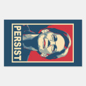Sticker Rectangulaire elizabeth warren persiste (Devant)