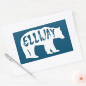 Sticker Rectangulaire Ellijay Georgia Bear (Enveloppe)