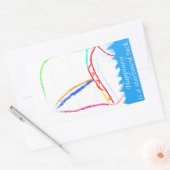 Sticker Rectangulaire Emballage (Enveloppe)