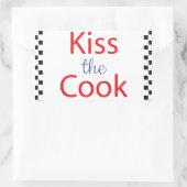Sticker Rectangulaire Embrasse Le Cuisinier (Sac)