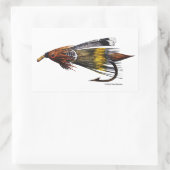 Sticker Rectangulaire Emily Carr Fly ; (Sac)