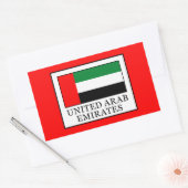 Sticker Rectangulaire Émirats arabes unis (Enveloppe)