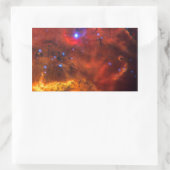 Sticker Rectangulaire Émission Nebula NGC 2467 en Constellation Puppis (Sac)
