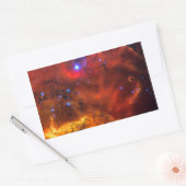 Sticker Rectangulaire Émission Nebula NGC 2467 en Constellation Puppis (Enveloppe)