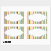 Sticker Rectangulaire Emma (Feuille)