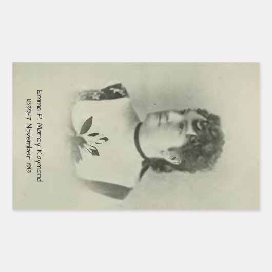 Sticker Rectangulaire Emma P. Marcy Raymond (Devant)
