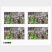 Sticker Rectangulaire Emmène-Moi Avec Toi (Feuille)