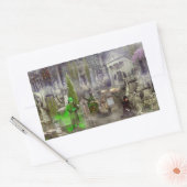 Sticker Rectangulaire Emmène-Moi Avec Toi (Enveloppe)