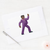 Sticker Rectangulaire Emoji Dancing Man (Enveloppe)