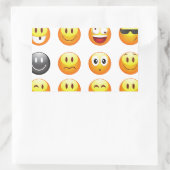 Sticker Rectangulaire emojis (Sac)